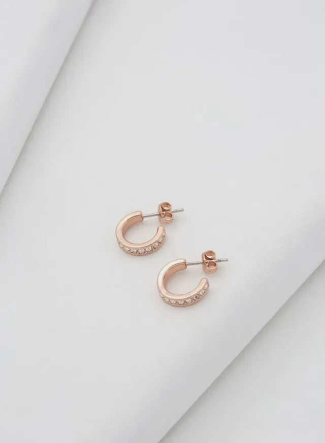 Seenita Nano Hoop Huggie Earrings – image 3