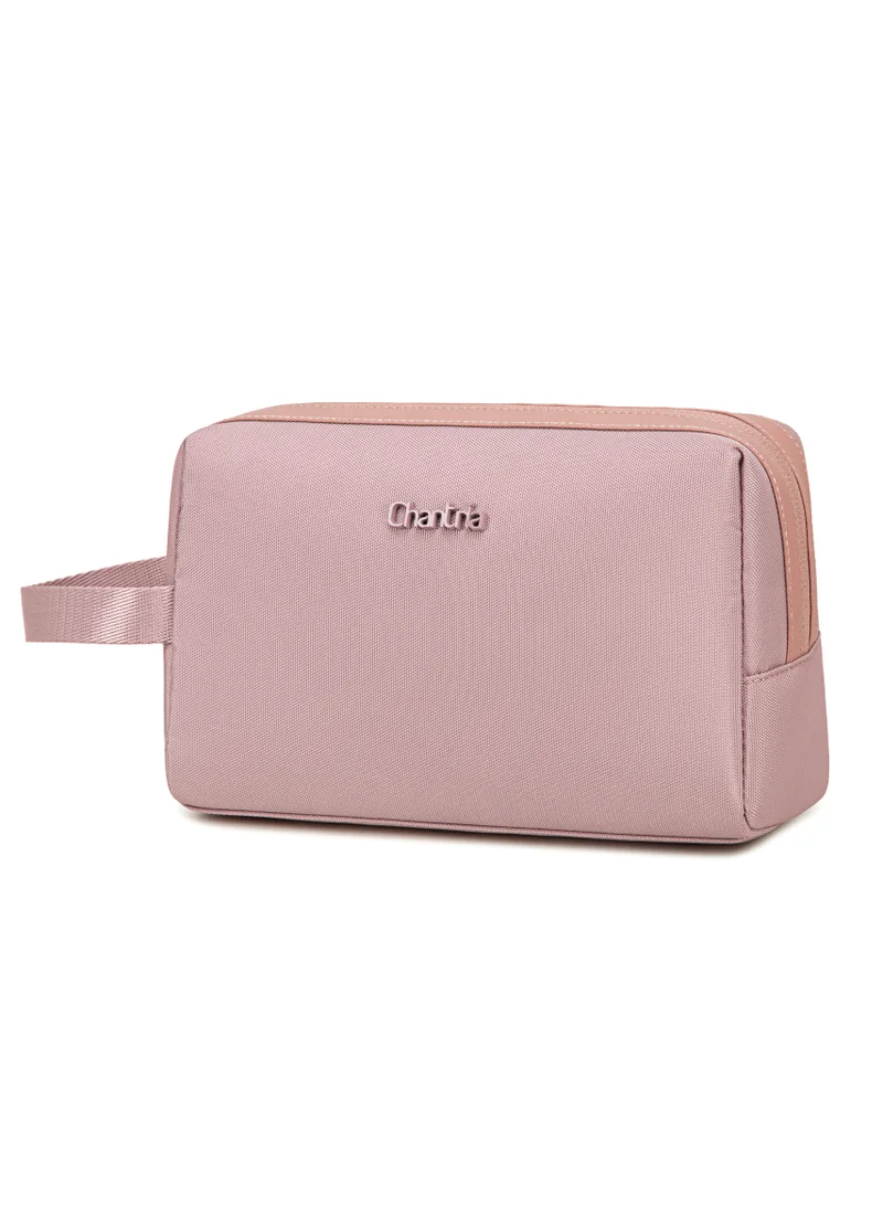 Women's Water Resistant Multifunctional Carry All Clutch Bag Light Pink