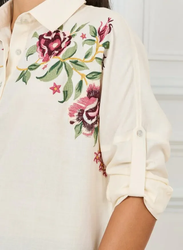 Oversized Striped Shirt – image 3