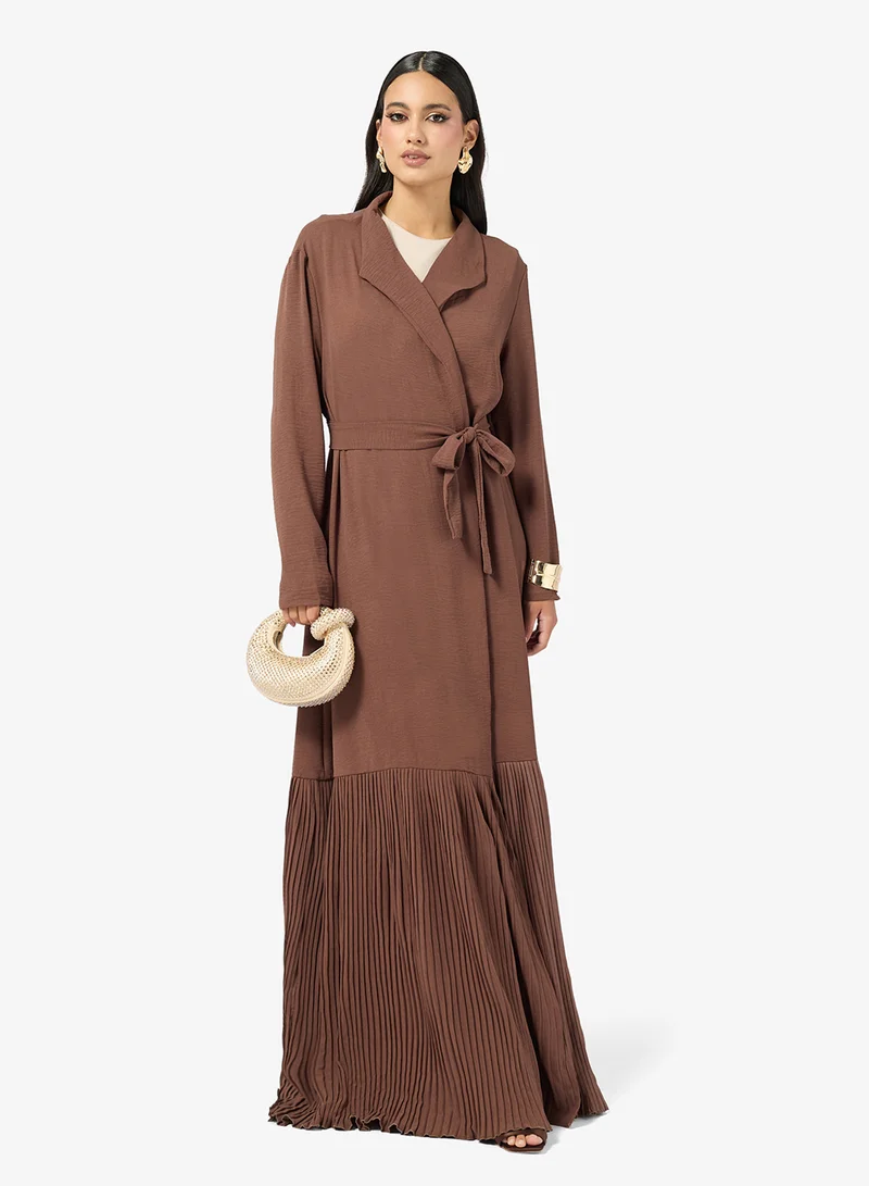 Basic Abaya Saddle Brown