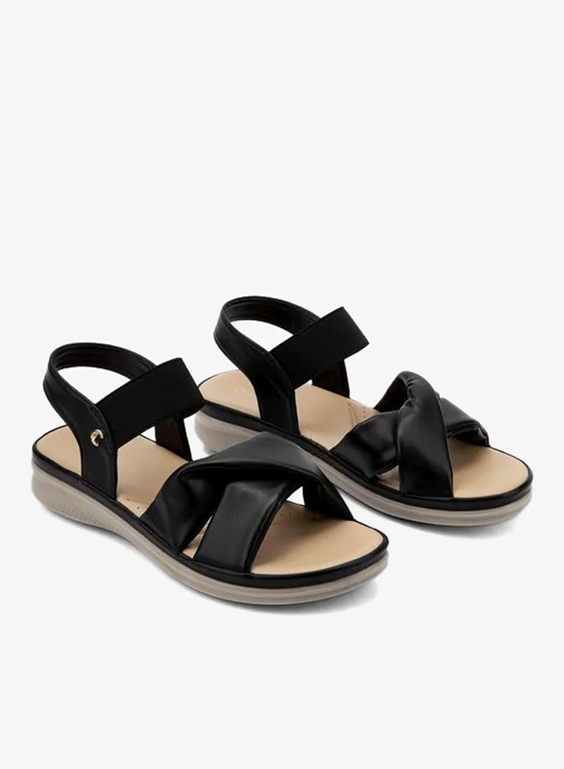 Women Cross Strap Comfort Sandals