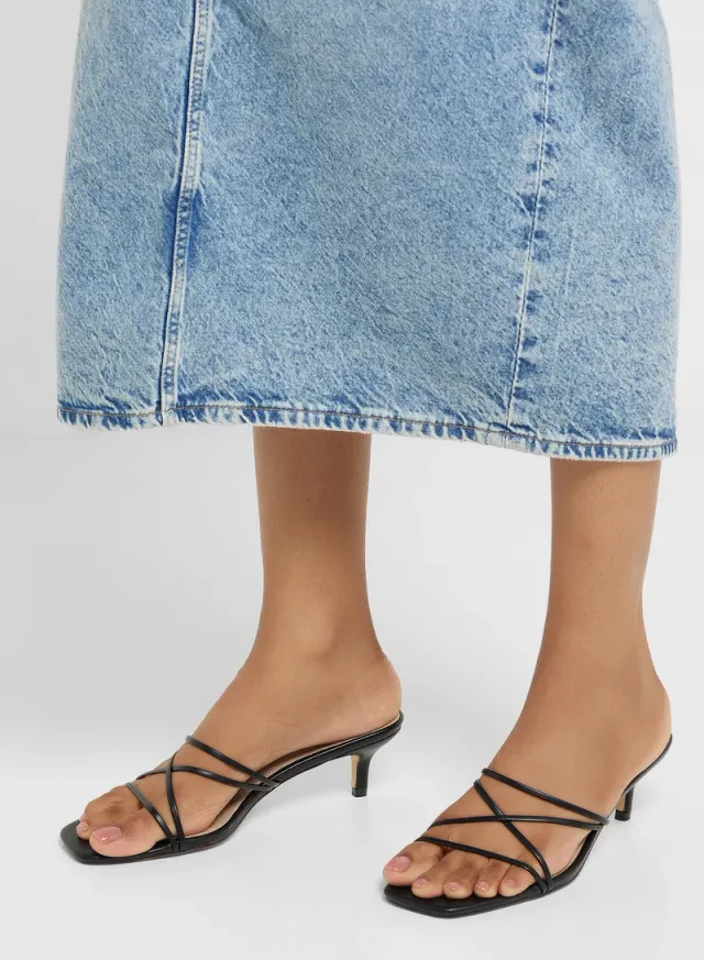 Strappy Backstrap Heeled Sandals – image 5