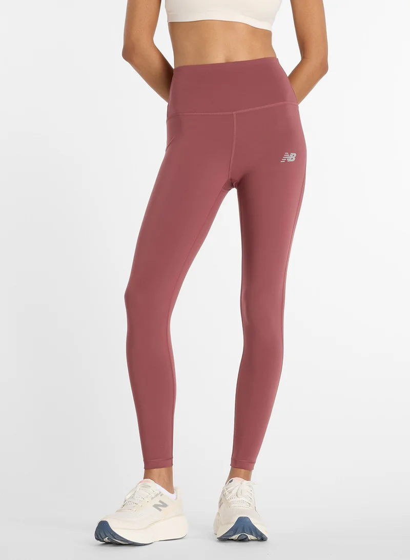 25" Sleek High Rise Leggings Mauve
