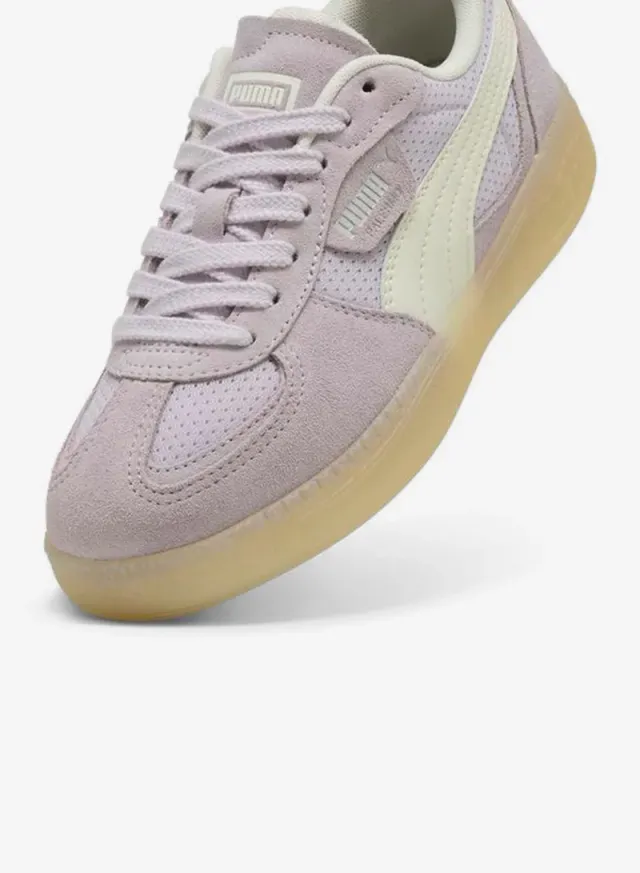 Lilac Frost Warm White Lace-Up Sneakers - Palermo Collection – image 4