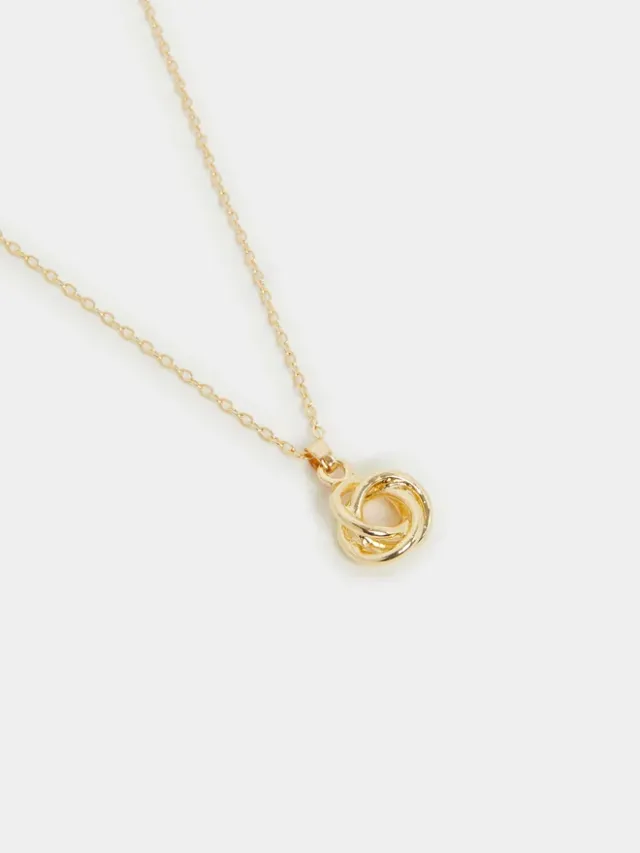 Styli Infinity Pendant Necklace and Stud Earrings Set – image 3