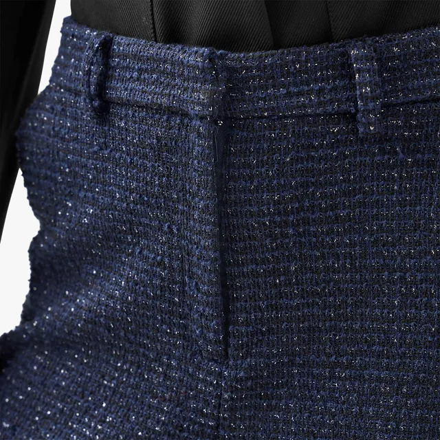 High-Rise Bootcut Tweed Lurex Trousers (52% Viscose, 48% Polyester) – image 5