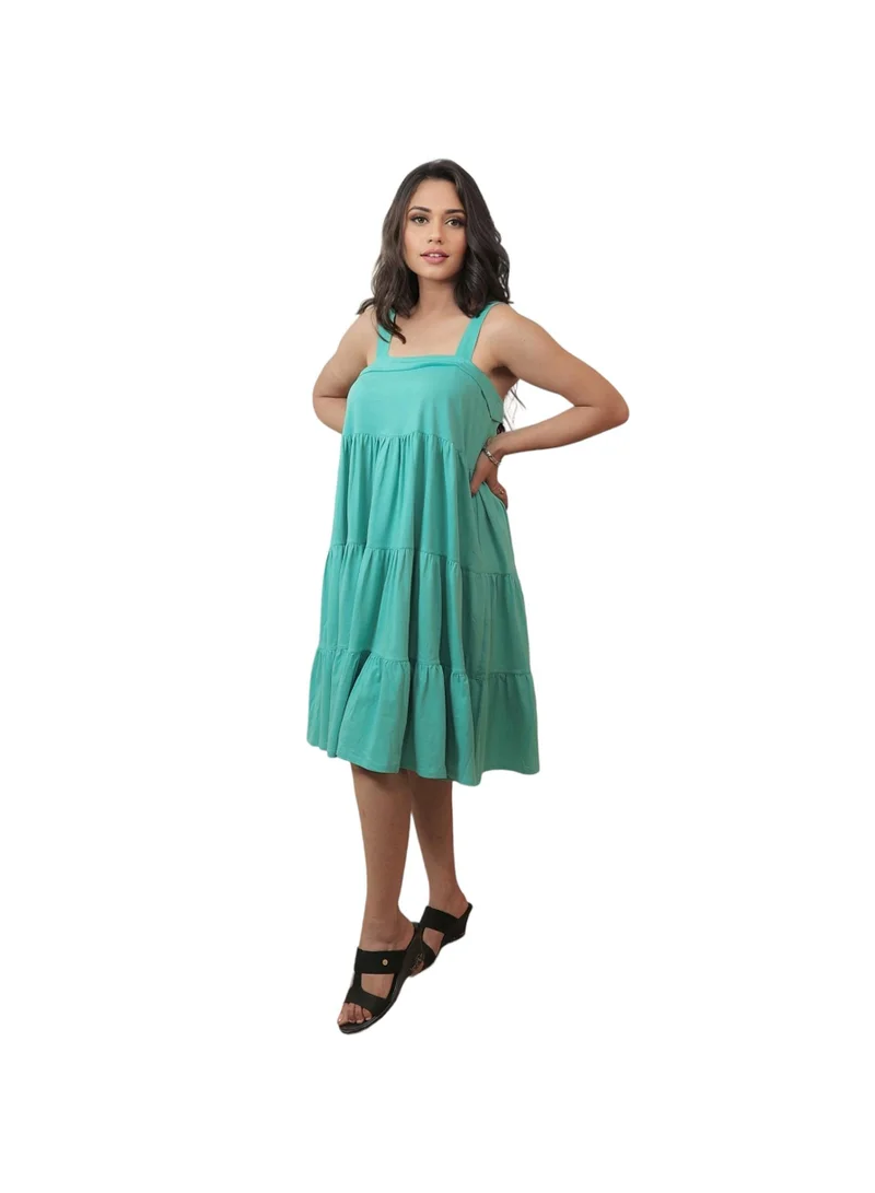 Women's Maternity Dress Teal