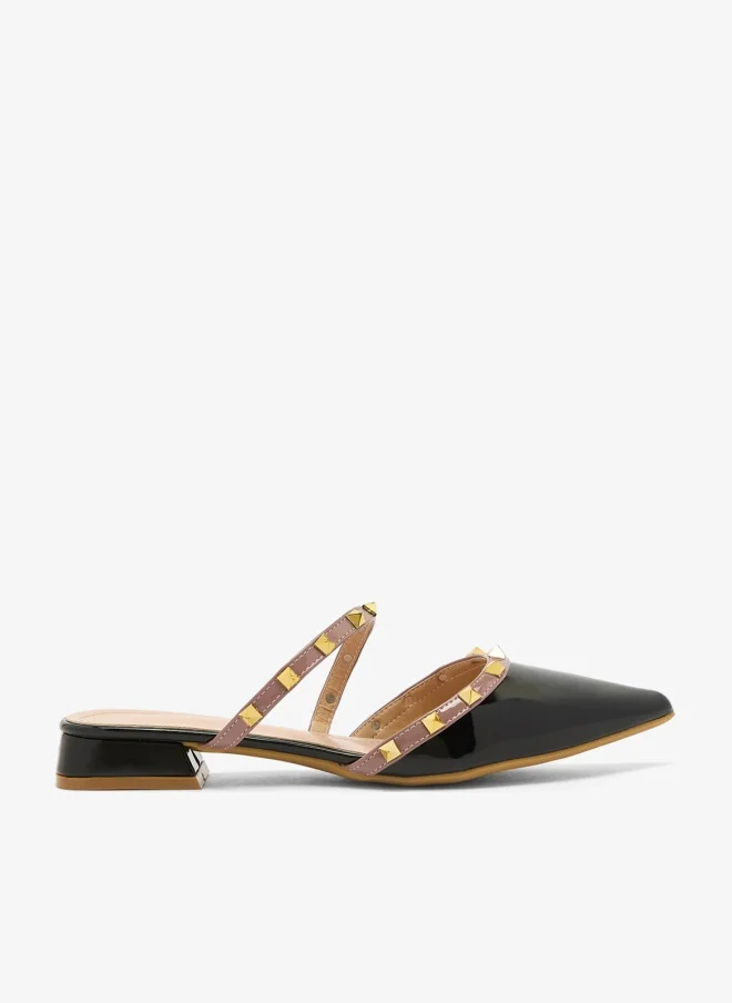Classic PU Mules Black