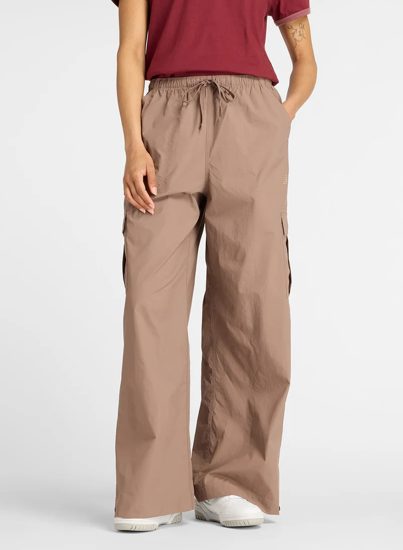 Woven Cargo Pants - Taupe