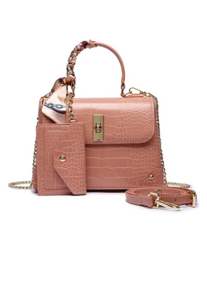 Top Handle Clasp Handbag TK-22474