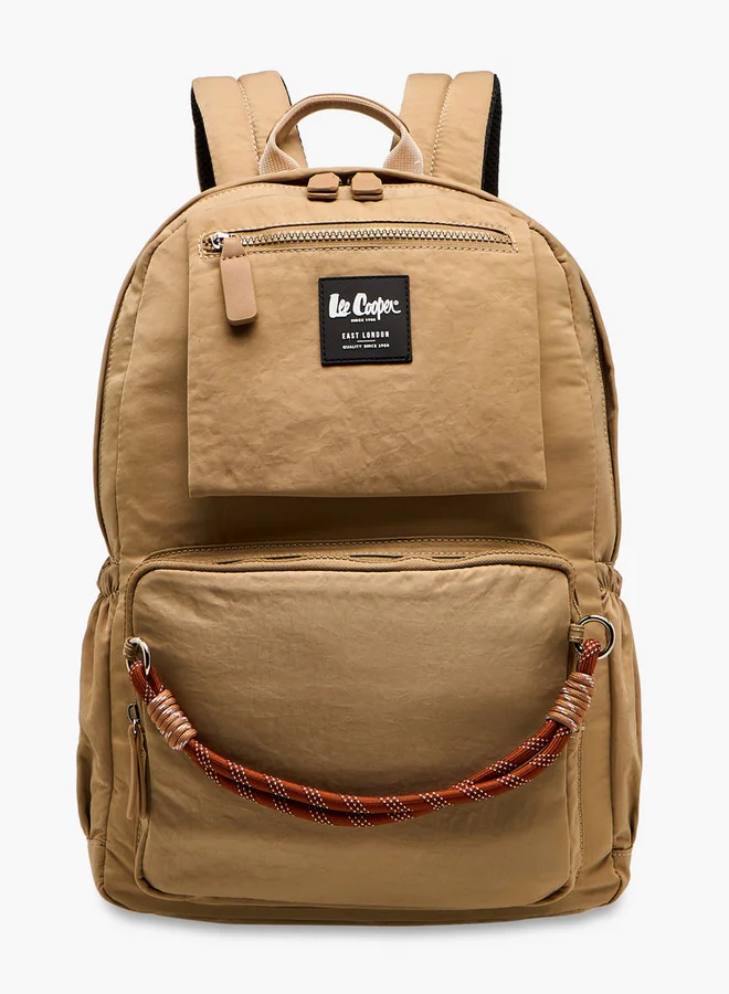 Rope Accent Zip Backpack (13x30x40 cm)