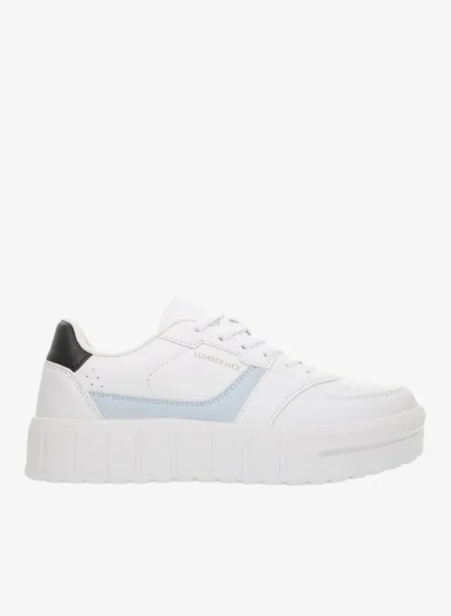 Women's Panelled Lace-Up Sneakers