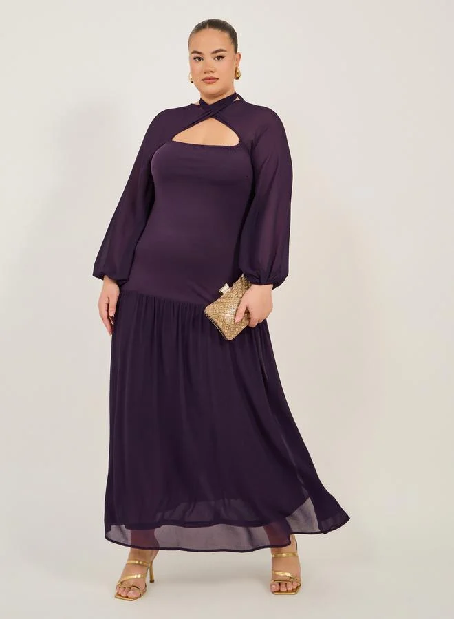 Plum Maxi Dress Deep Purple