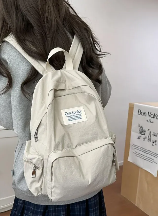 Take Two Solid Zip Closure Backpack – image 5