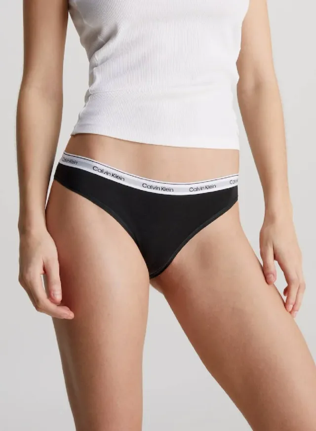 Modern Logo Bikini Black – image 5