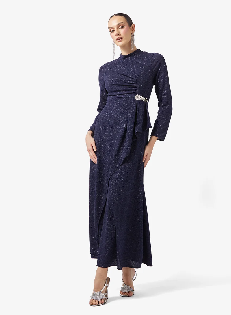 Shimmer A-line Dress