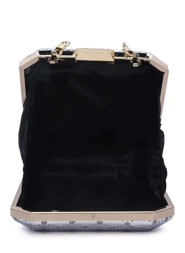 Metallic Cut Out Clutch Pink – image 6