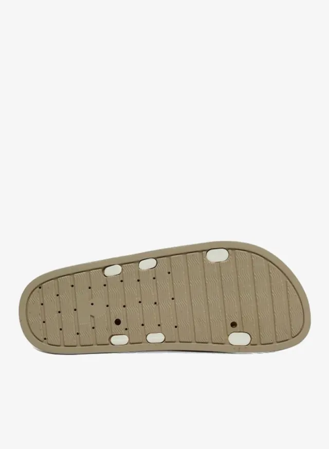 Buckle Detail Slides Beige – image 6