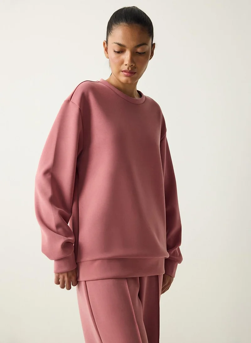 Comfy Modal Sweatshirt Rose