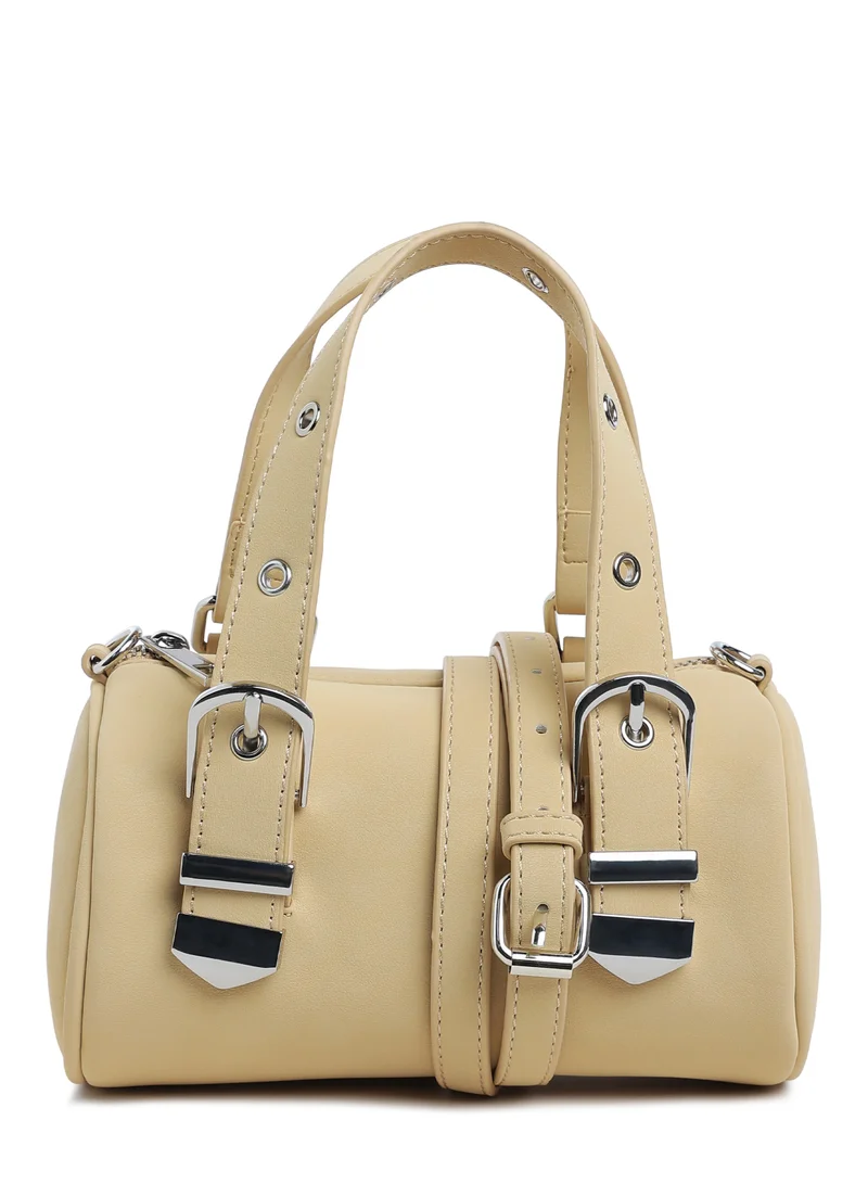 Mini Cylinder Handbag Nude