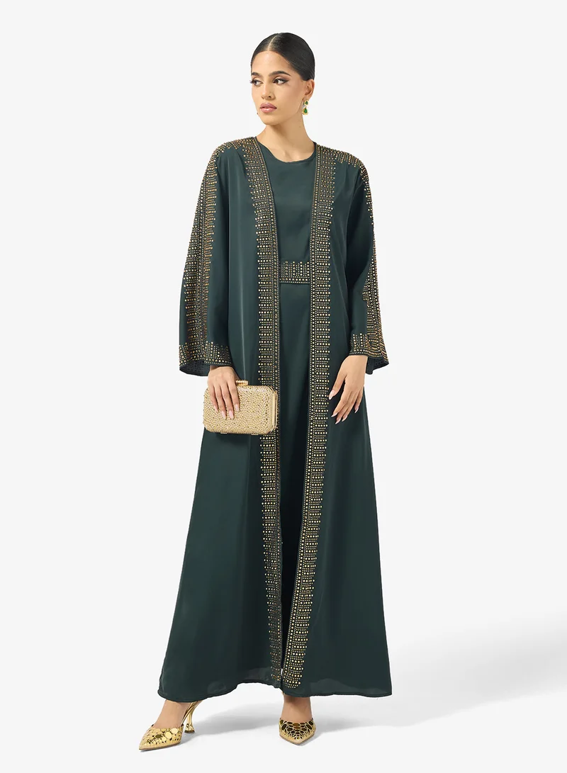 Elegant Embellished Modest Abaya