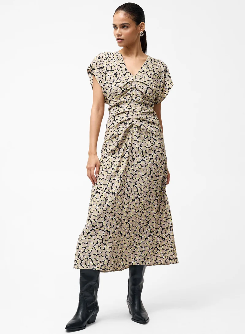 Lillian Eco Draped Midi Dress