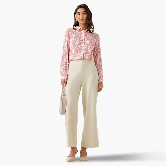 Regular Fit Floral Viscose Shirt – image 2