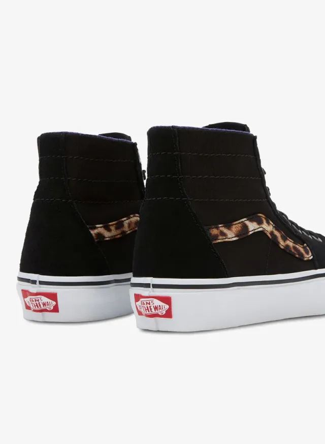 Unisex High-Top Deconstructed Skate Shoes - Black – image 5