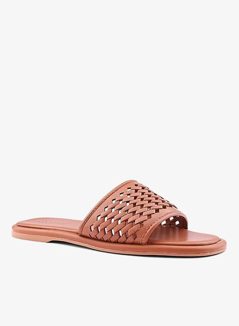 Cuple Casual Slide Sandals Brown