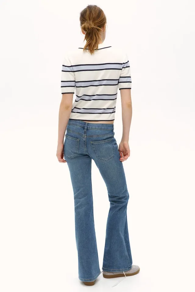 Low Rise Flared Jeans – image 2
