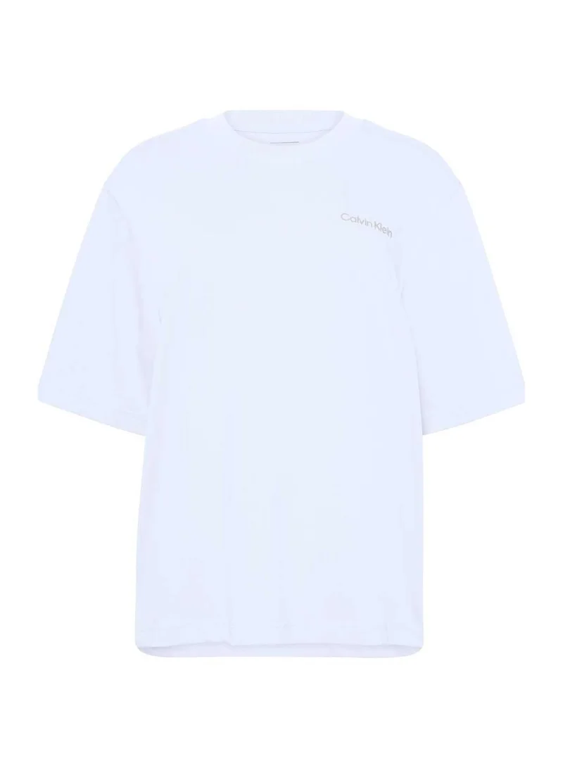 Relaxed Back Logo T-Shirt White