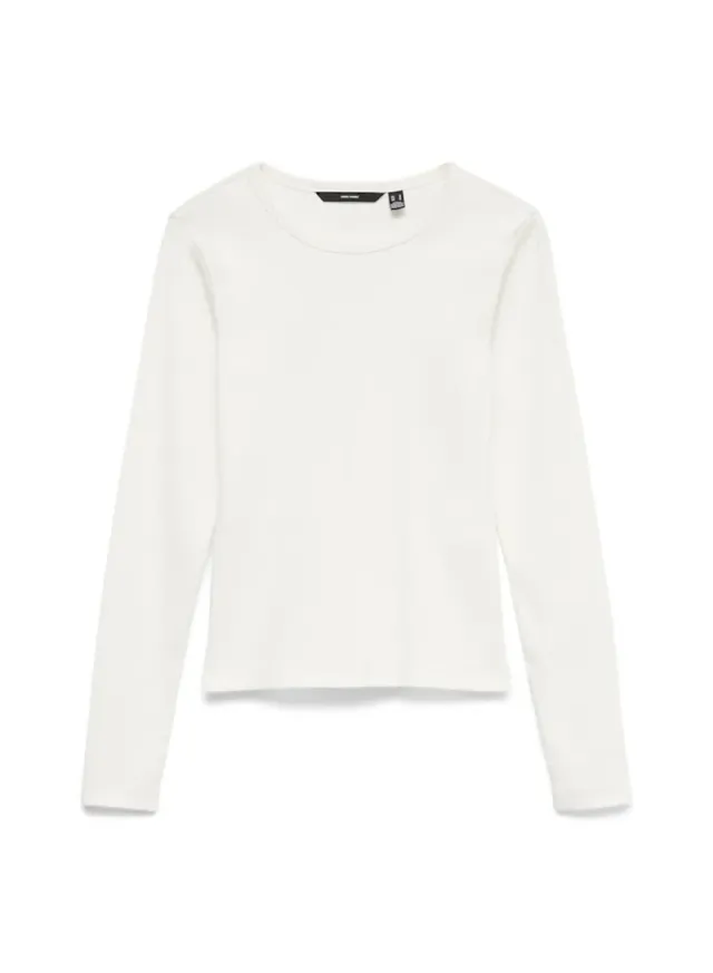 Vero Moda Women's Long-Sleeve O-Neck Tight Fit Top – image 2