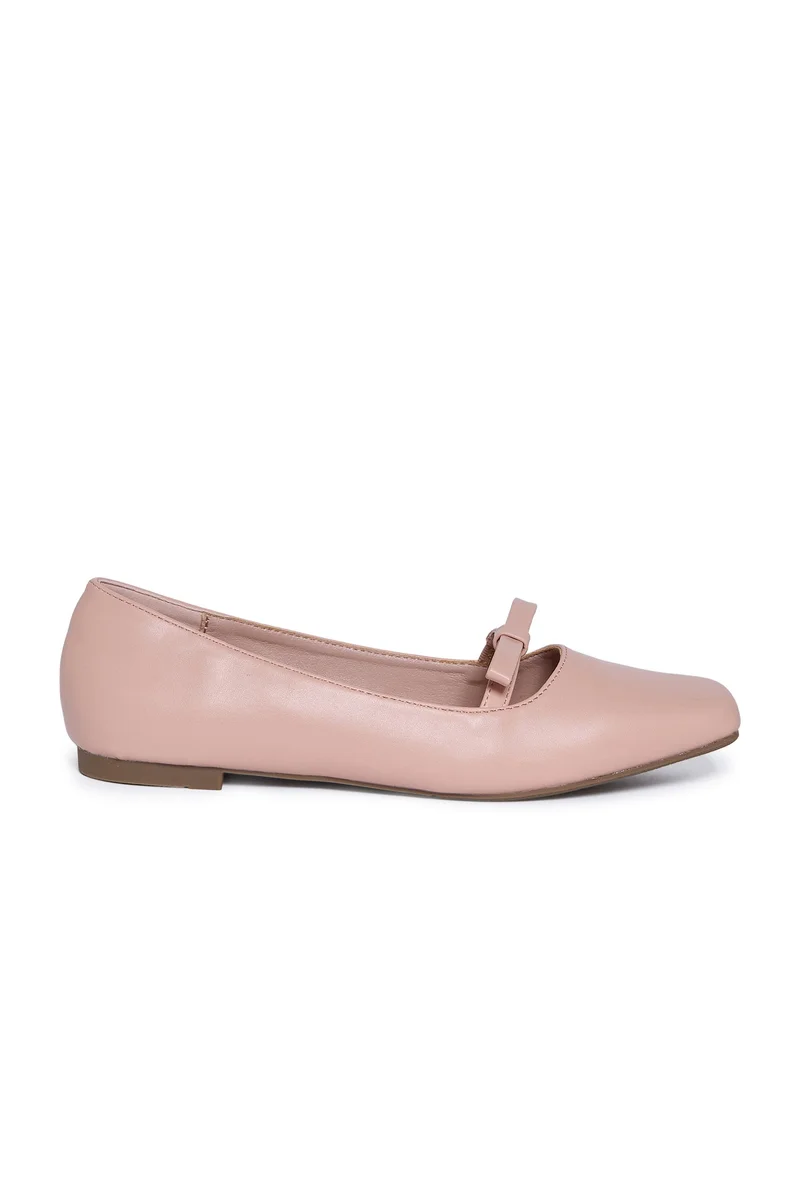 Geoomnii Women's Slip-On Ballet Flats Pink