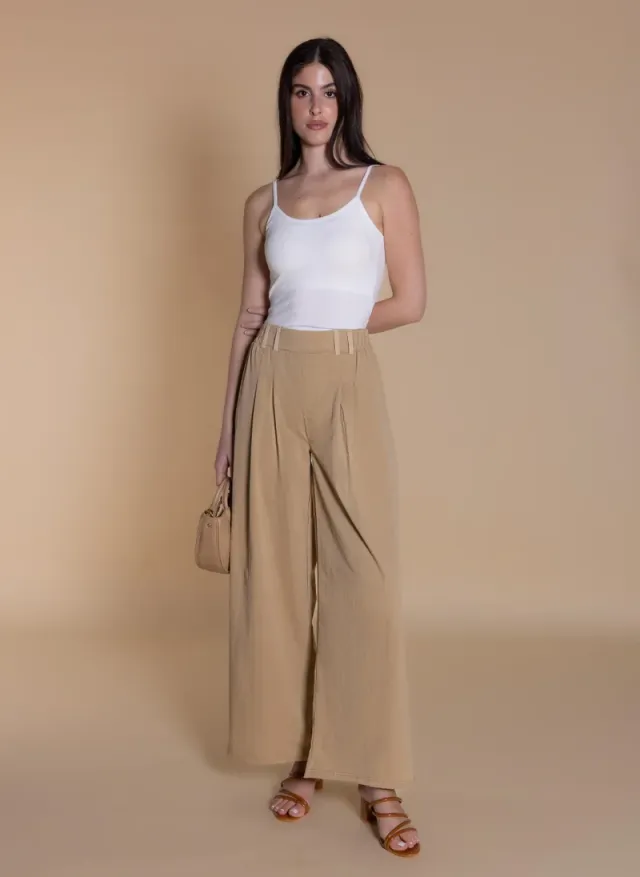 Green Pleated Casual Trousers for Women - Relaxed Fit – image 2