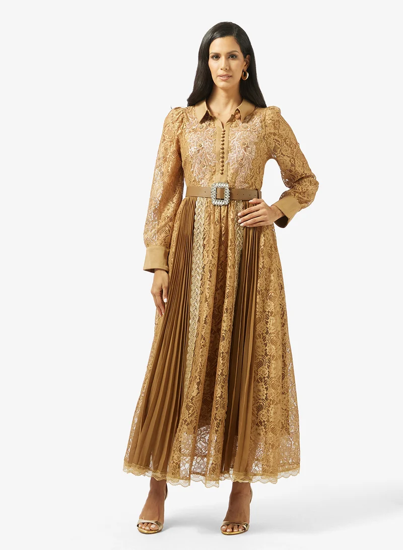 Lace A-Line Dress