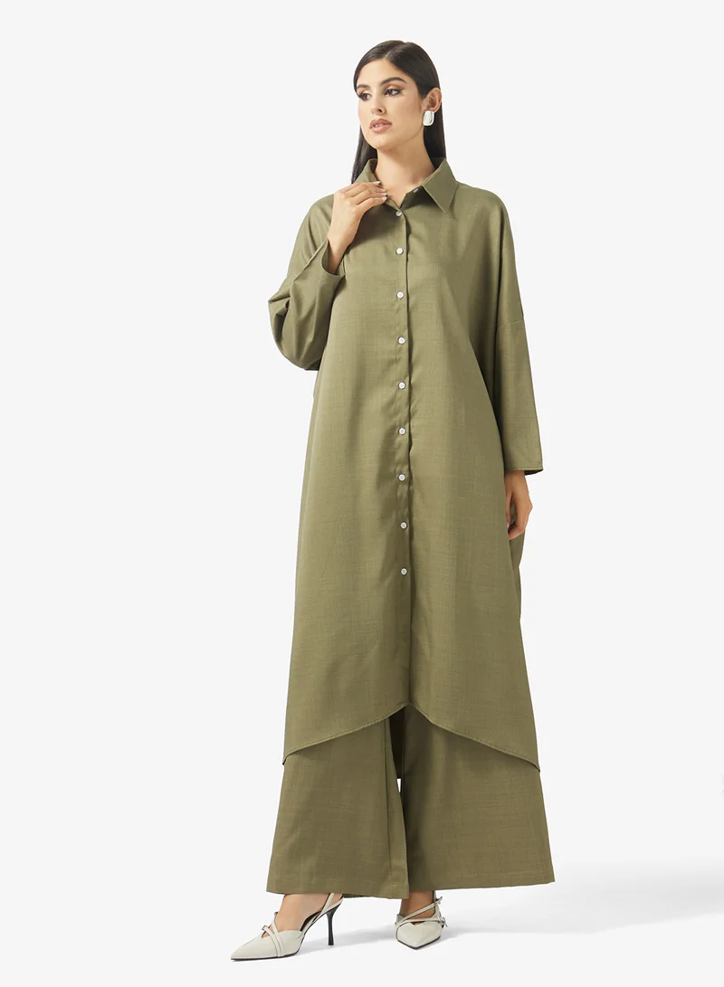Longline Tunic Pant Set