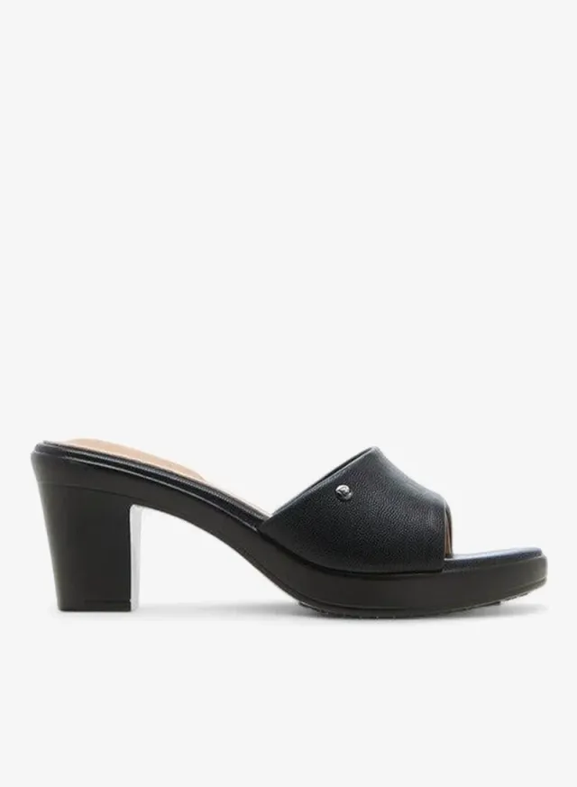 Textured Block Heel Sandals – image 2