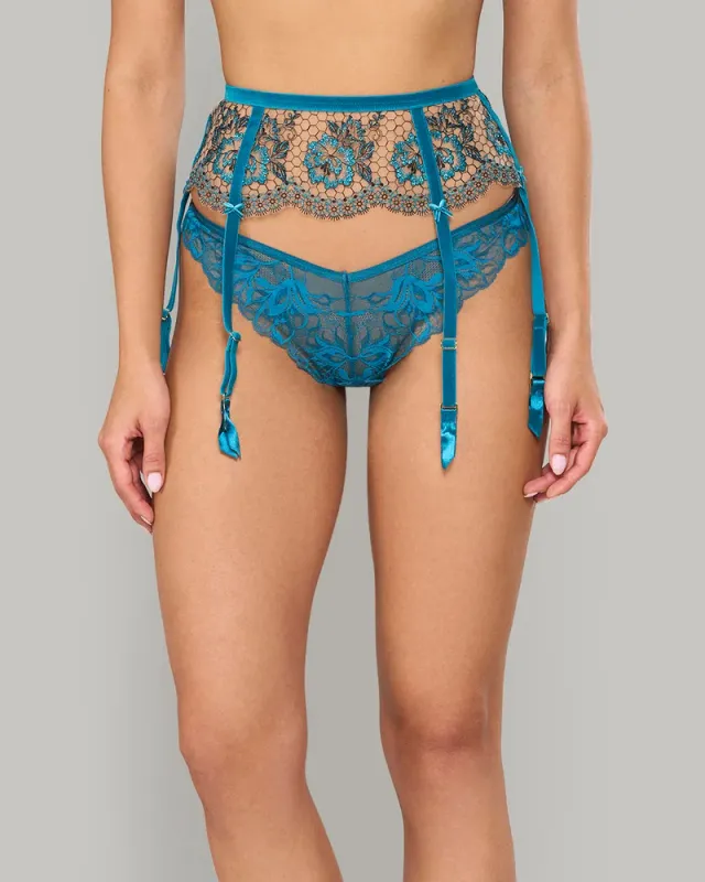 Evelina Lurex Suspender Belt