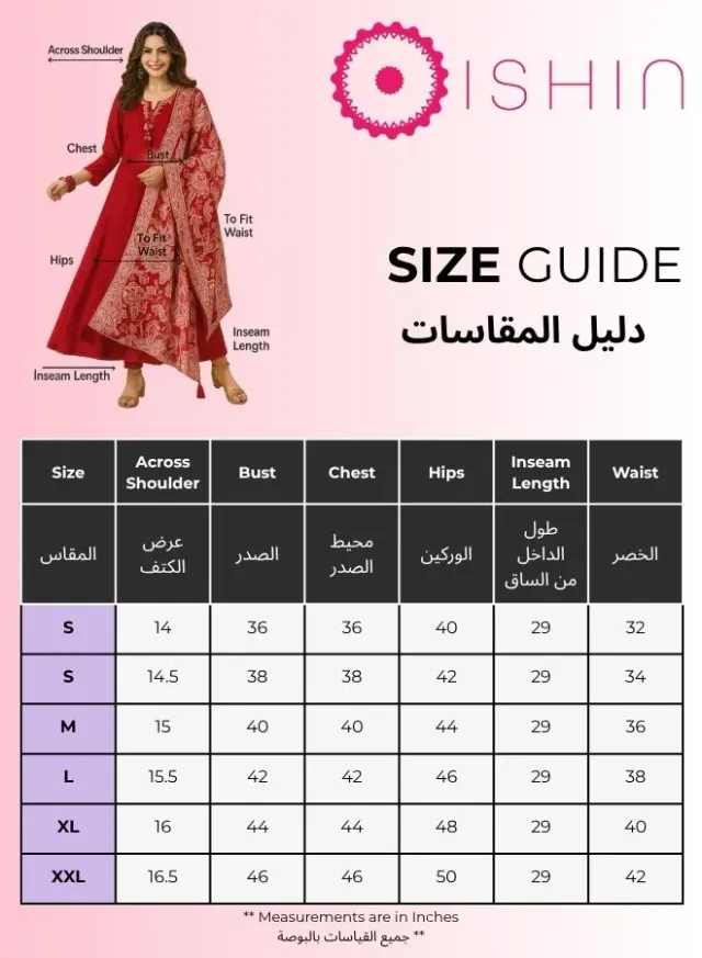 Ishin Women's Deep Violet Cotton Embellished Tunic Top & Palazzo Set – image 4