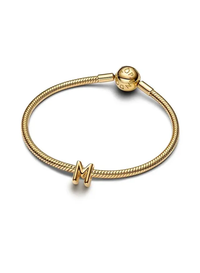 Gold Plated 14K Alphabet Charm - Letter M – image 2
