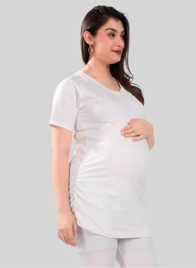 تومي مجموعة من 2 تي شيرت للحمل باللونين الأبيض والأسود – صورة 2