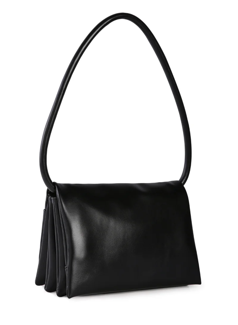 Trifold Wristlet Handbag Black