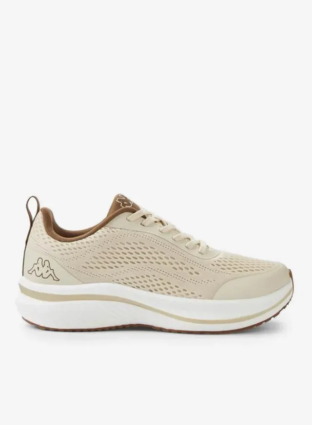 Beige Lace-Up Textile Sports Shoes for Women - Daily Wear & Light Exercise – image 3