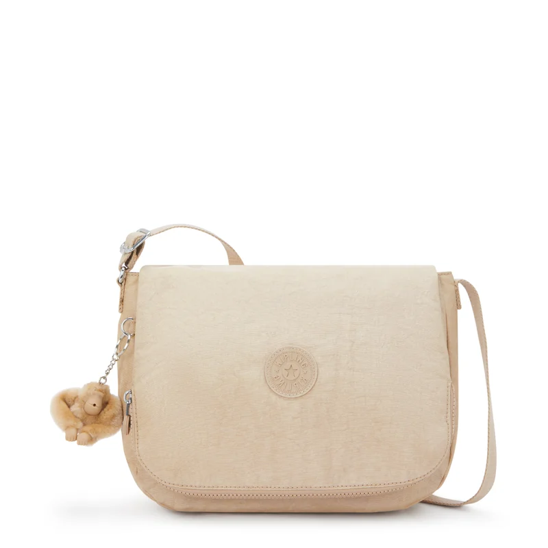 Earthbeat Medium Crossbody Sparkled Beige