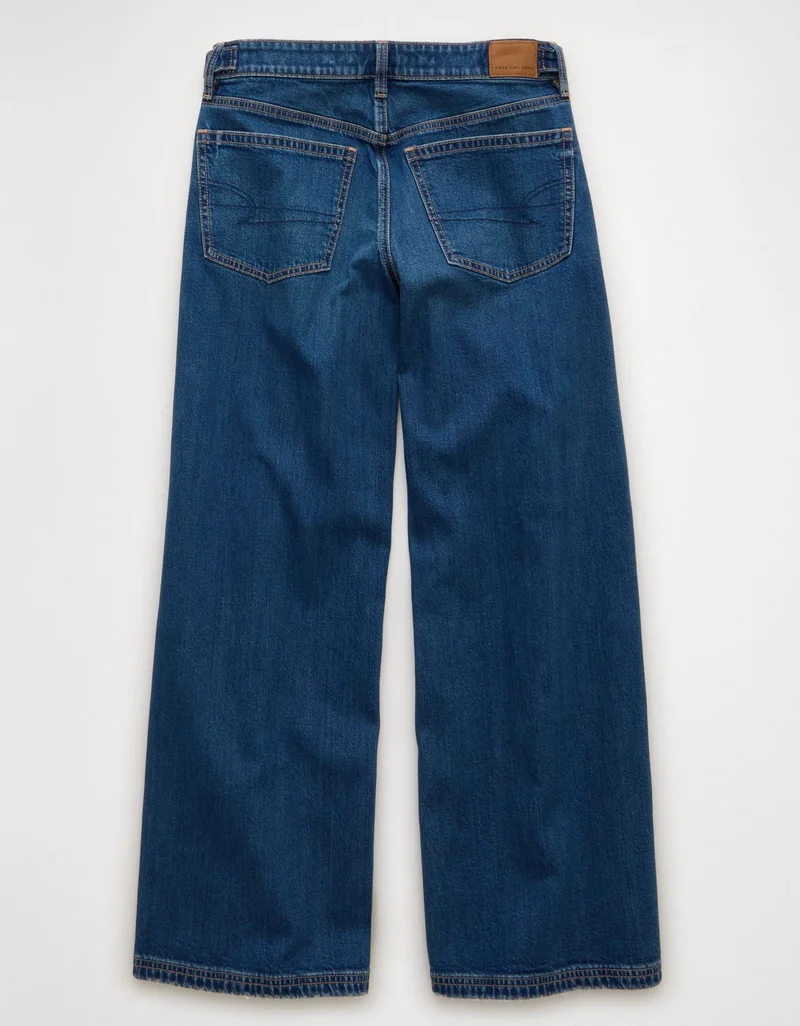 AE Dreamy Drape Low-Rise Baggy Wide-Leg Jean