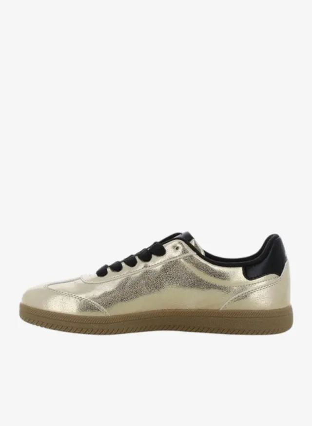 SJ Women's Panelled Lace-Up Sneakers Silver – image 5