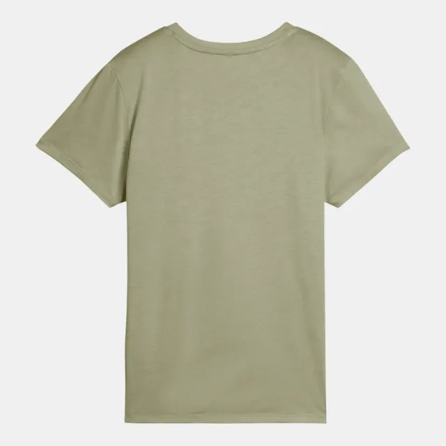 Women's Train All Day Heather Logo Training T-Shirt Green – image 2