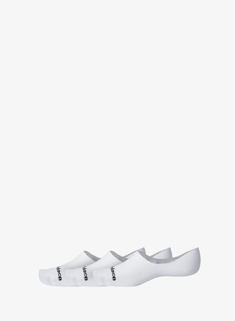 3-Pack Everyday Lightweight Liner Socks White