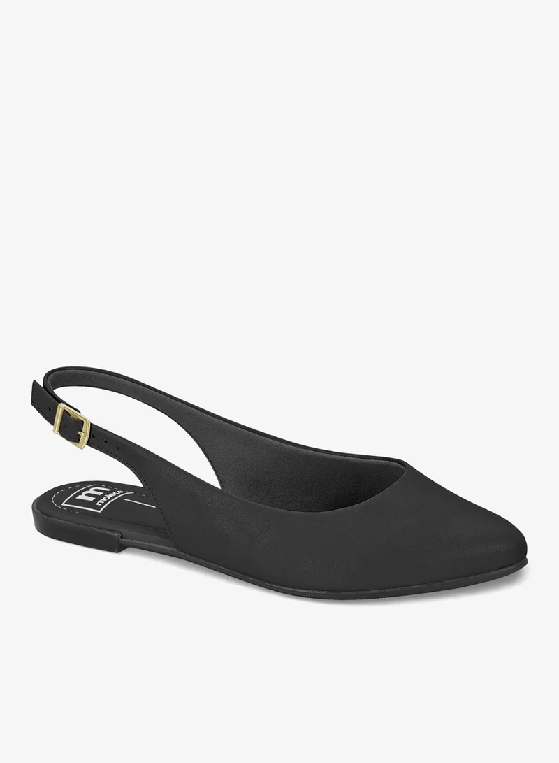 Women's Low Heel Slingback Pumps Black