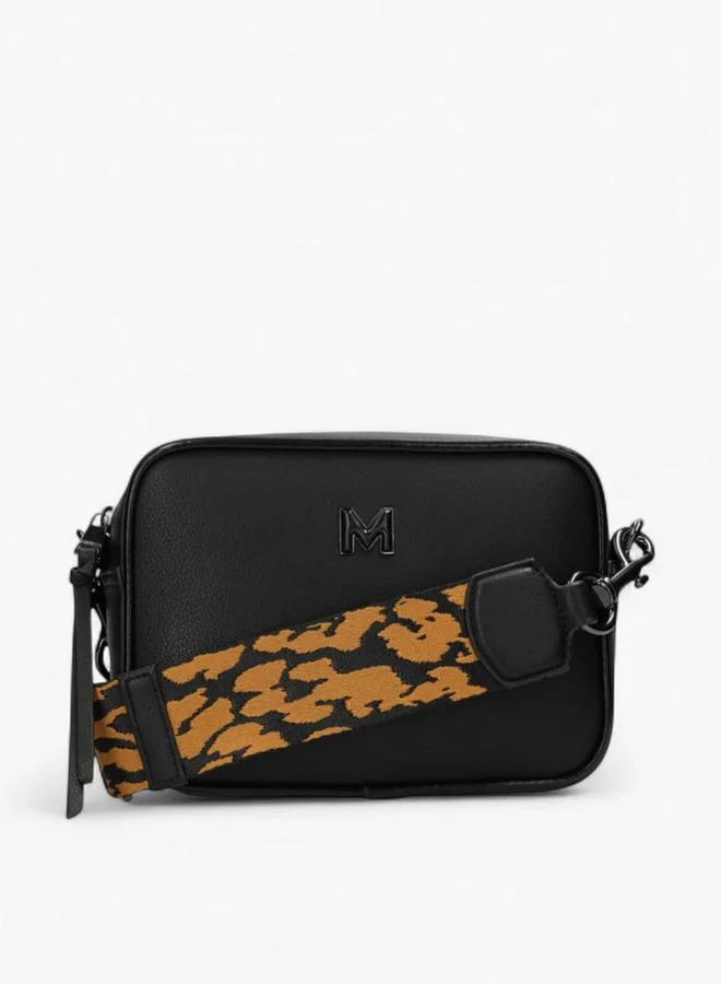 Printed Strap Crossbody Bag